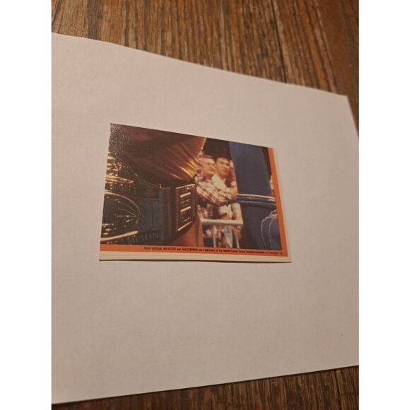 Vintage 1987 WWF Titan Sports Sticker Card 22 Puzzle Piece WWE Vintage Wrestling - Picture 2 of 2